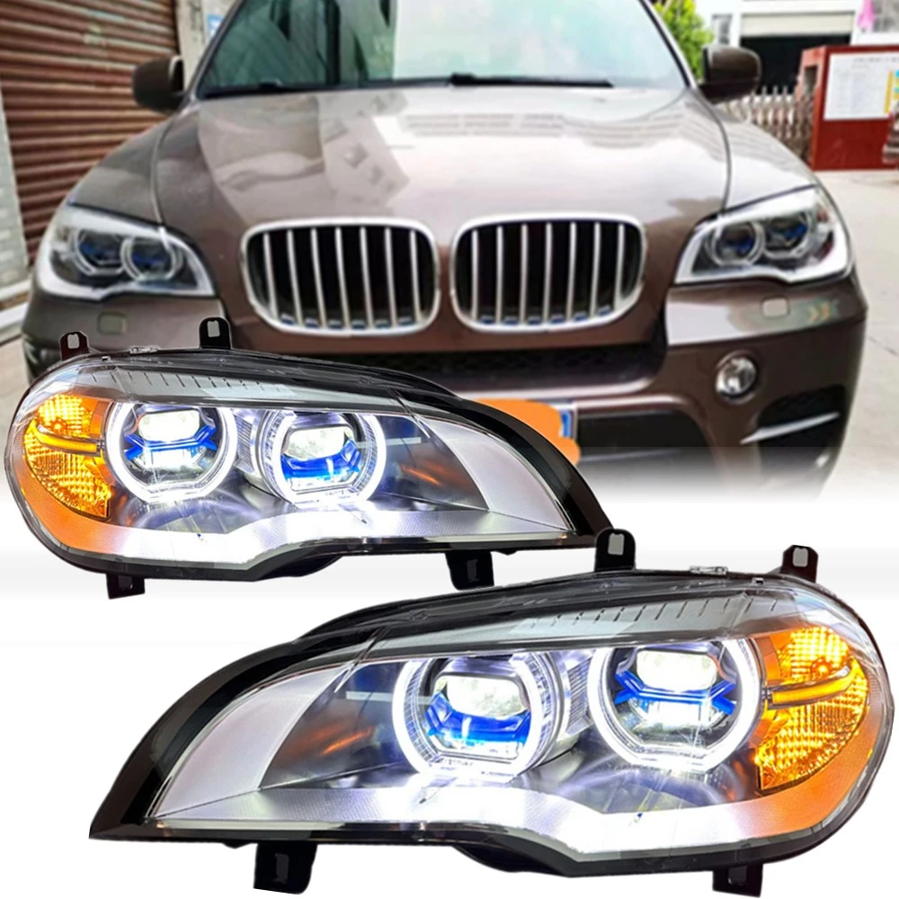 Car Led Headlights For BMW X5 E70 2007 2013 Modified Front Lights LED