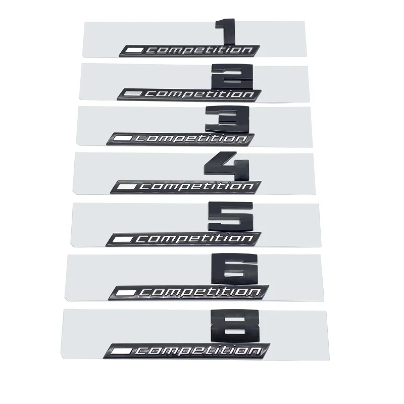 

20 шт. для автомобиля M3 M4 M5 M6 логотип заднего багажника глянцевая черная зеркальная Модифицированная буква обновления