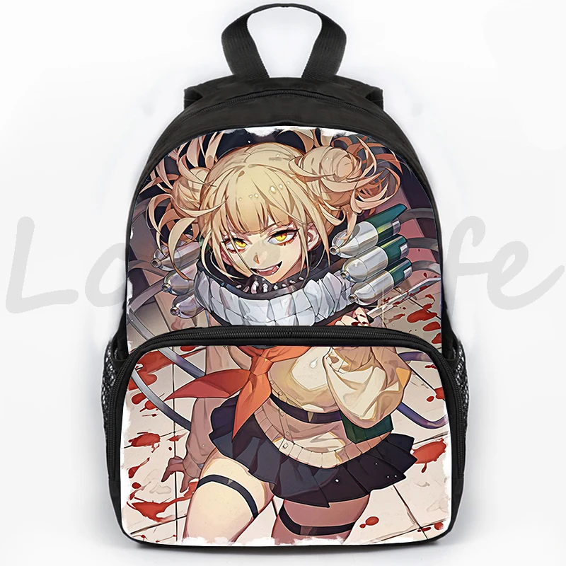 

Anime Boku No Hero Academia Himiko Toga Backpack Student Large School Bags My Hero Academia Bookbag Teenage Girl Boy Laptop Bag