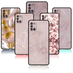 Coque de téléphone en TPU rose et or, cuir chevelu, Samsung Galaxy A72, A31, A02s, A71, A32, 4G, A41, A52, A51, A21s, A12, A22, A33, A13, A52s, 5G, A53