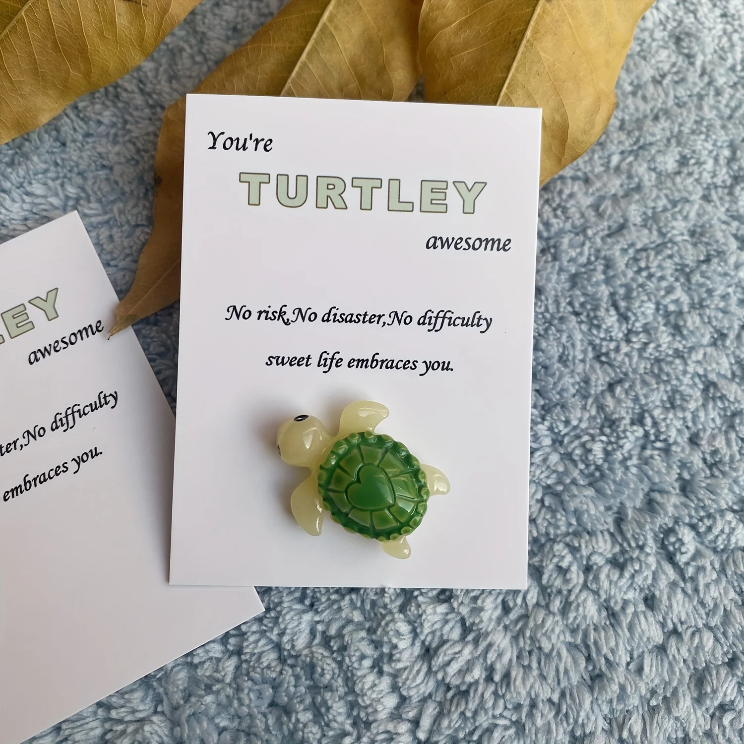3D resin turtle greet card 1pc A little Pocket Hug Card Special Birthday Wedding Party Valentine's Day greeting cards