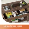 Elevating coffee table with hidden compartment and storage shelf 3