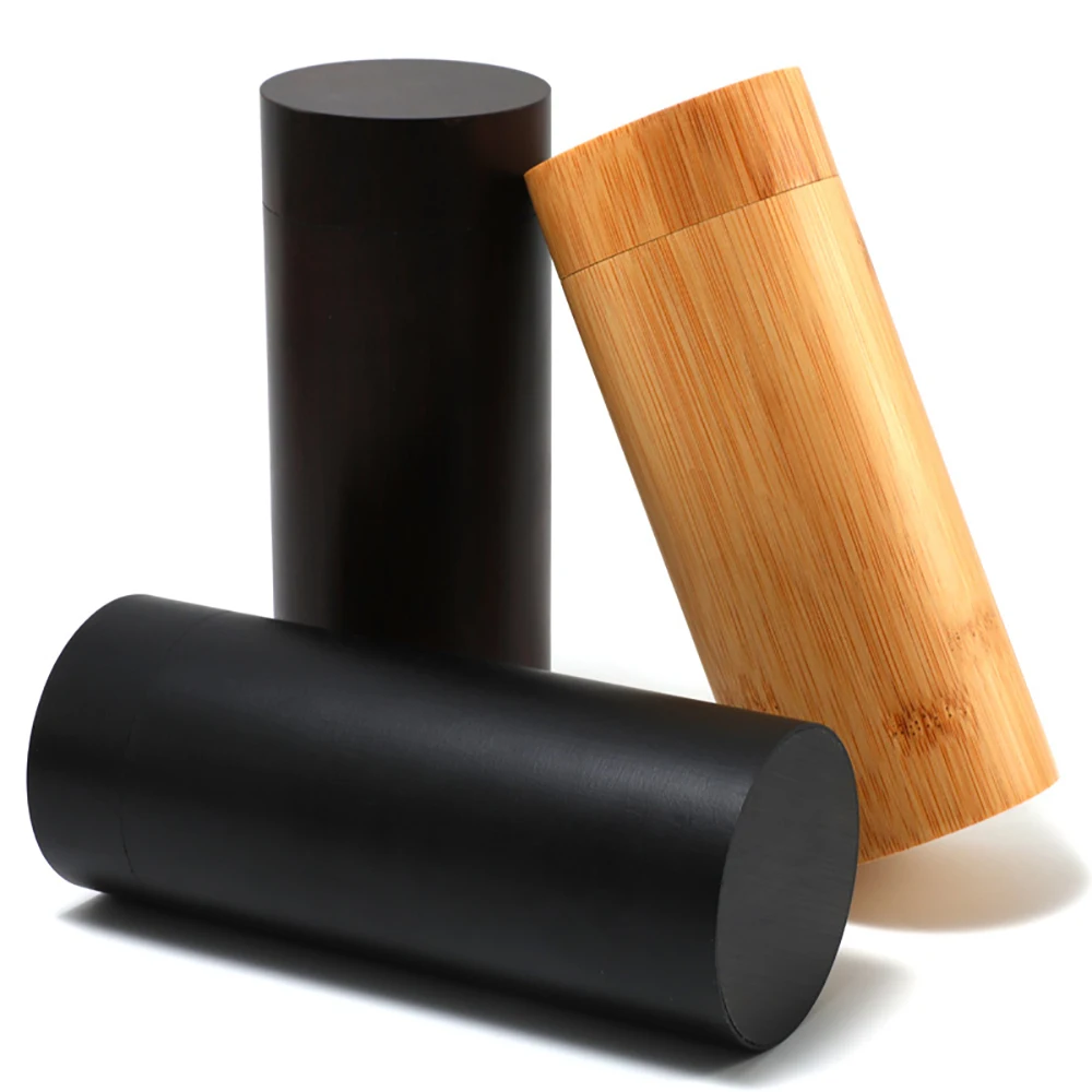 Fashion Square Round Glasses Case Portable Pressure-Resistant Hard  Sunglasses Box Bamboo Reading Glasses Storage Box