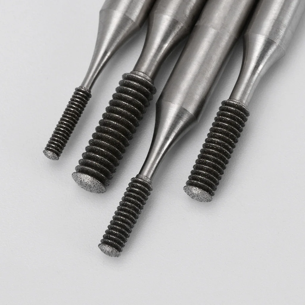 맞춤형 다이아몬드 스레드 탭 커터 6mm 샹크 M2/3/4/5/6/8/10/12 CNC 머시닝 센터 공구