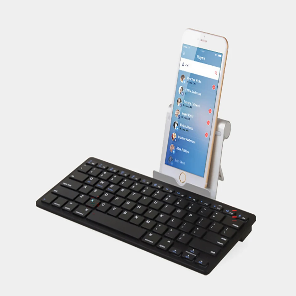 Teclado Mágico Branco sem Fio Metal de Alumínio Bluetooth Acessórios para Celular Macbook Laptop Celular 87 Chaves - Imagem 3