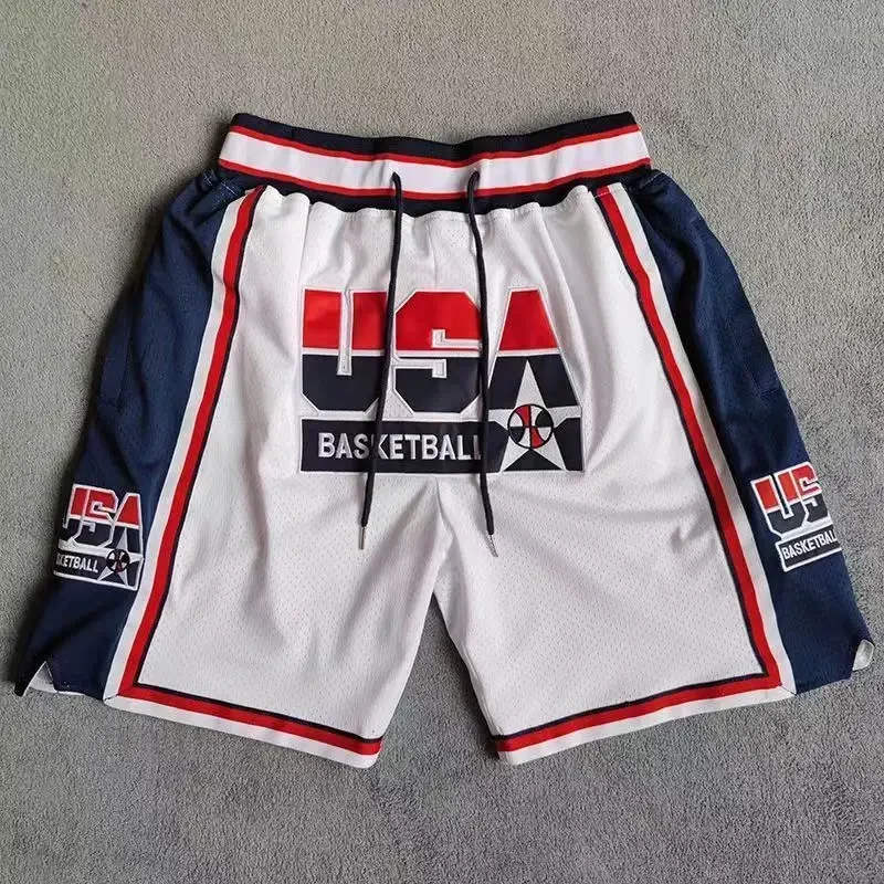 Larry 7# Bird 1992 Dream Team Basketball Jerseys Navy White All Stitched Throwback S-3XL