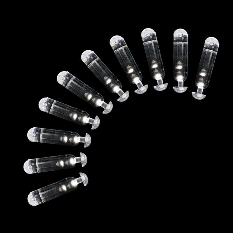 

10pcs Worm Jig Fishing Lure Baits Rattles Insert Tube Rattles Shake Attract Fly