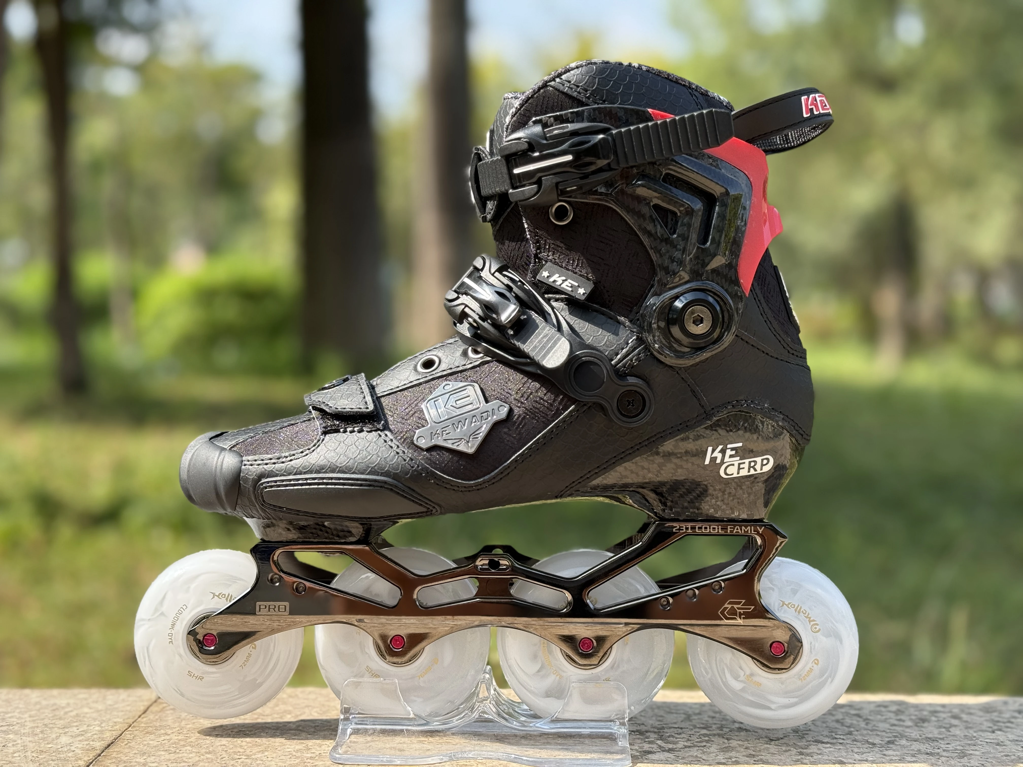 Inline Skates Carbon Fiber Original KE CFRP Professional Slalom Skate JUF Child Adult Roller Skating Shoes Sliding Patines