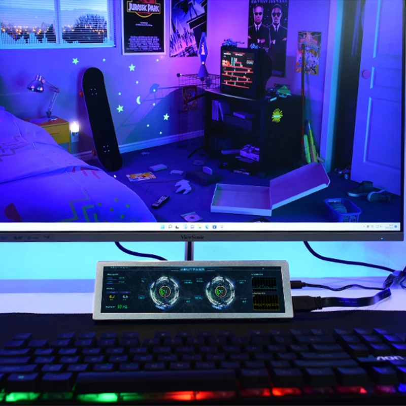 8.8 ġ IPS Ʈ  ÷   ȭ 480  1920 ȼ HDMI HiFi Ŀ, ġ ̵  