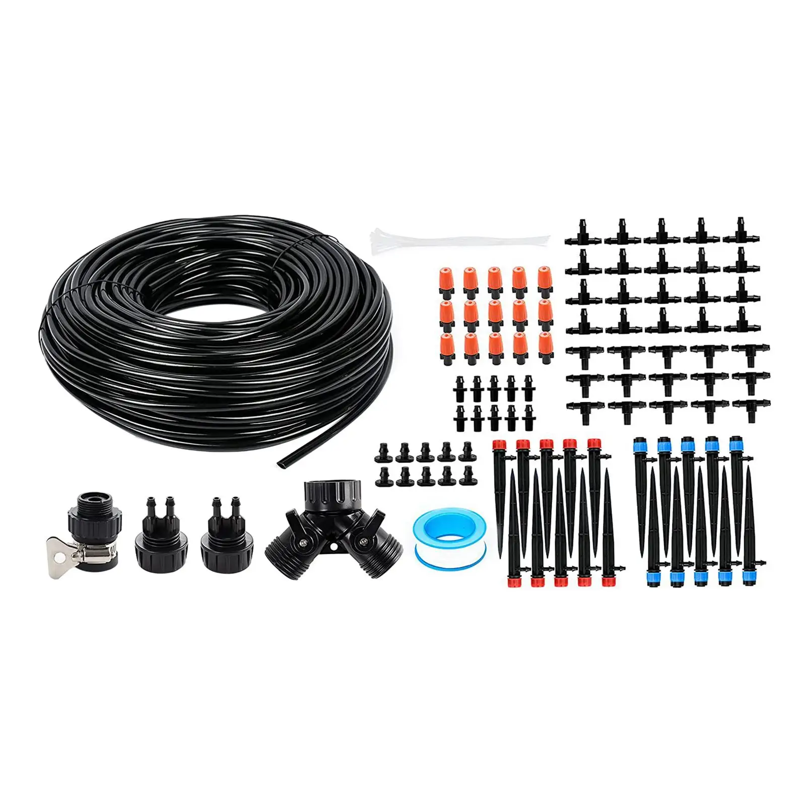 

Drip Irrigation Kit Garden Irrigation System Automatic Irrigation Watering for Potted Plants Flower Bed Vegetables Outdoor Lawn