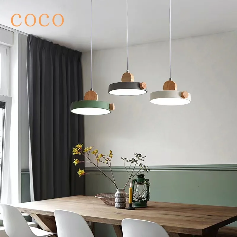 

2024 New Modern Creative Macaron Color Creative Hanging Lights Living Room Bedroom Dining Room Bar Table Bedside Hanging Lights