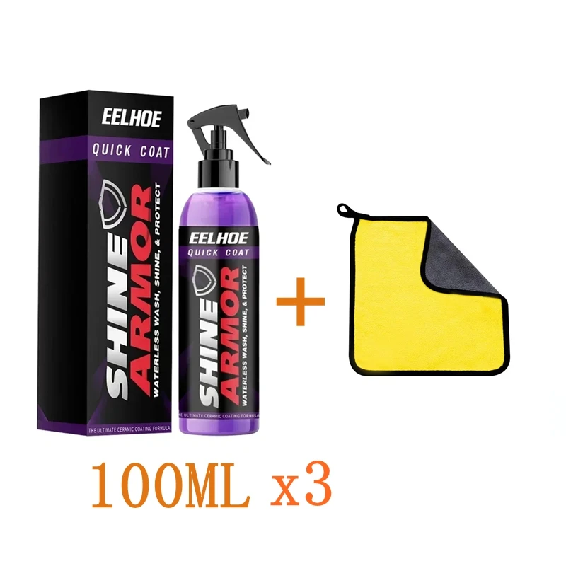 Shine Armor Spray Wax Quick Coat ￼With Carbauba Wax Car