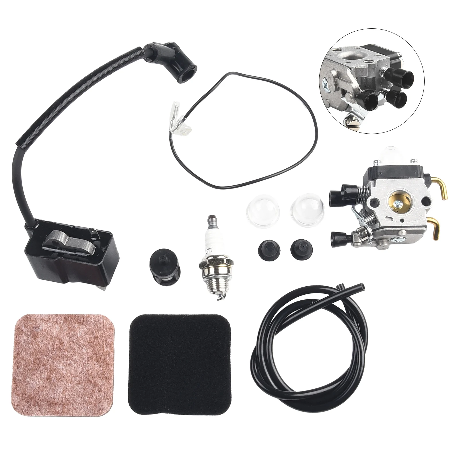 

Durable Carburetor Kit Carburetor Kit Excellent Service Life Sturdy Alloy Brand New For STIHL Fs80R Fs85 Fs80 Hs80