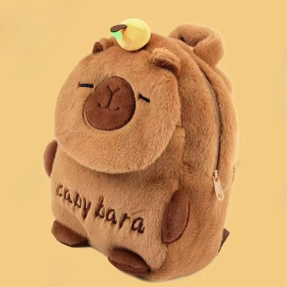 1-4PC New Capybara Plush Bag Kapybara Shoulder Bag Crossbody Mobile Phone Children's Birthday Gift Holiday Party Favours