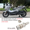 For Honda FORZA 300 350 NSS350 NSS 300 350 2020 2021 2022 Motorcycle Modify Exhaust Escape Mid Link Pipe Connect 51mm Muffler