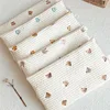 Neonatal Anti-vomiting Milk Pillow Pure Cotton Stitched Baby Sweat Absorption Pillow Breathable Embroidered Double-sided Pillow 1