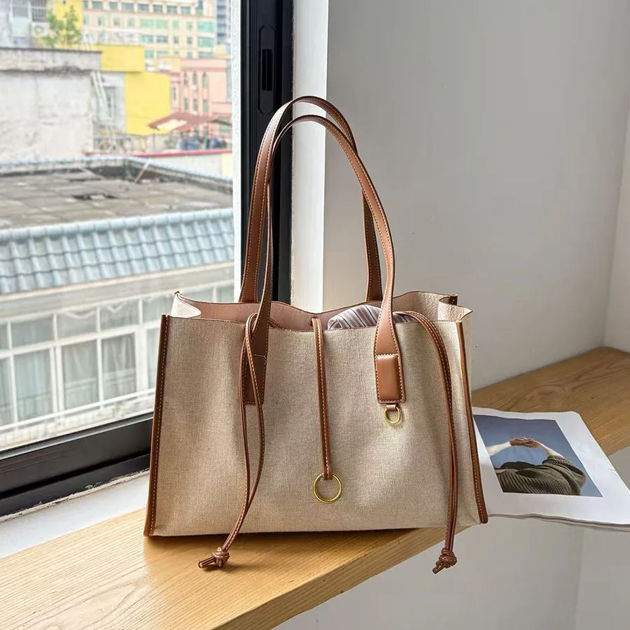 2025 Casual Canvas Tote Women's Bag Men Handbag Designer Luxury Large Totes Bag Eco Crossbody Bags Shoulder Bags