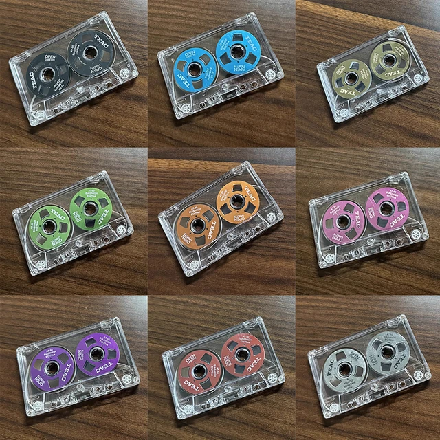 DIY Double-sided Colourful Homemade Metal Reel-to-reel Cassette Tape Can  Record 55 Minutes Blank Cassette Tape - AliExpress