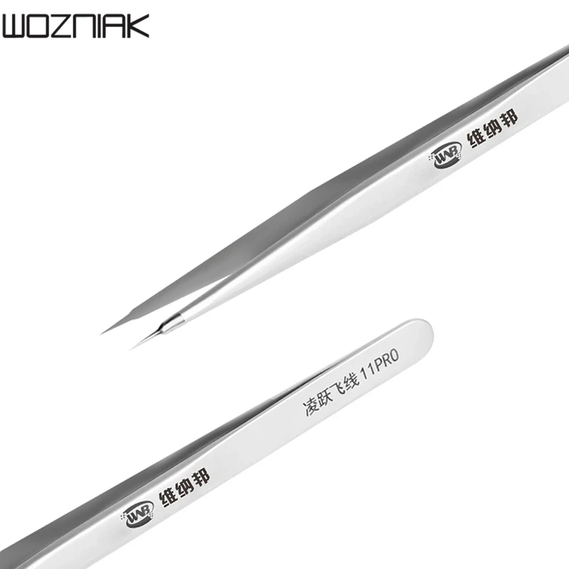 WNB Flying Wire Tweezers Stainless Steel Precision Tweezers Fingerprint Flying Wire Industrial Phone Chip Repair Tool