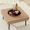 8 Piece Outdoor Patio Furniture Set,PE Rattan Wicker Patio Conversation Sets, All Weather Sectional Sofa with Cushion for Garden 5
