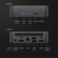 NOUVEAU MINI PC Windows 11 Intel Core i9 10980HK/intel N150 16 Go de RAM 1 To SSD WIFI 6 BT5.2 4K HD Mini PC de jeu, bureau et étude 5