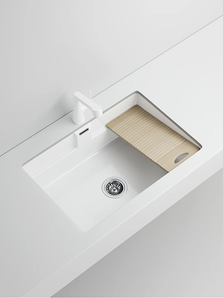 Rivestimento In Ceramica Per Terrazza Con Lavabo, Lavabo, Lavabo, Incorporato Per La Casa