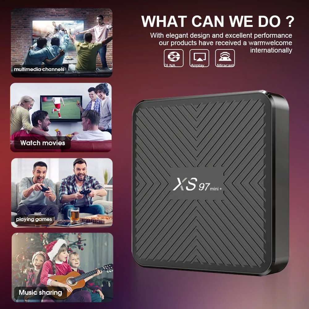 

ТВ-приставка Smart IPTV, 4 ядра, Android 2,4, Ultra HD 4K, HDR, 3D, 1 ГБ, 8 ГБ, ГБ
