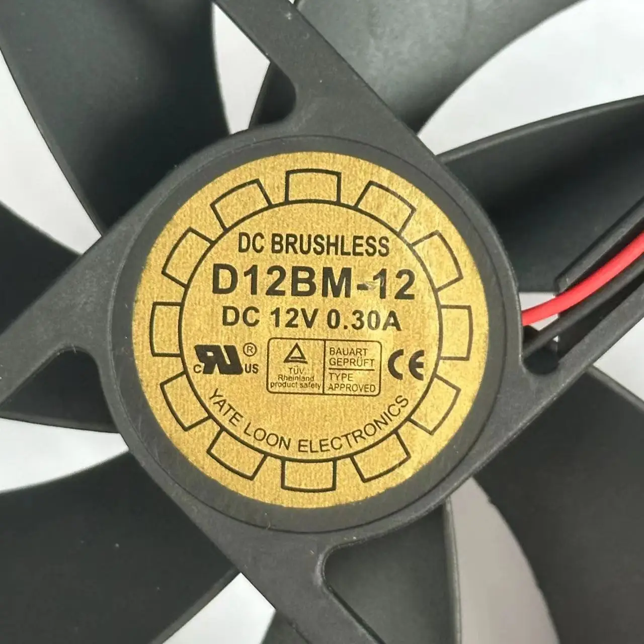 fios, D12BM-12, DC 12V, 0.3A, 120x120x25mm