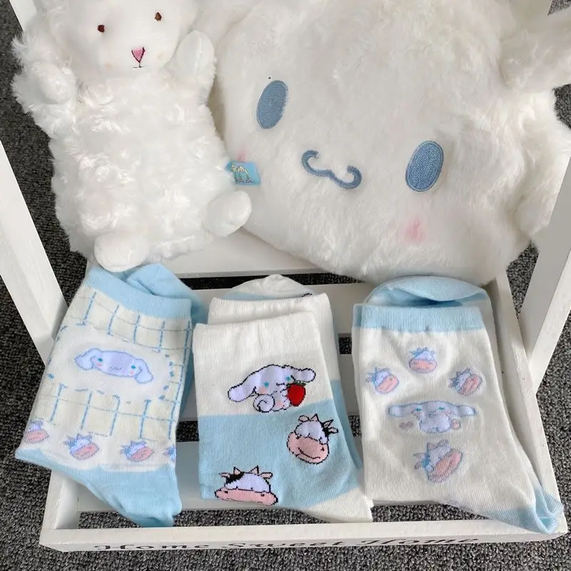 

Sanrio kawaii anime cartoon socks female ins cute student mid-tube socks spring and summer net red cotton socks tide wholesale