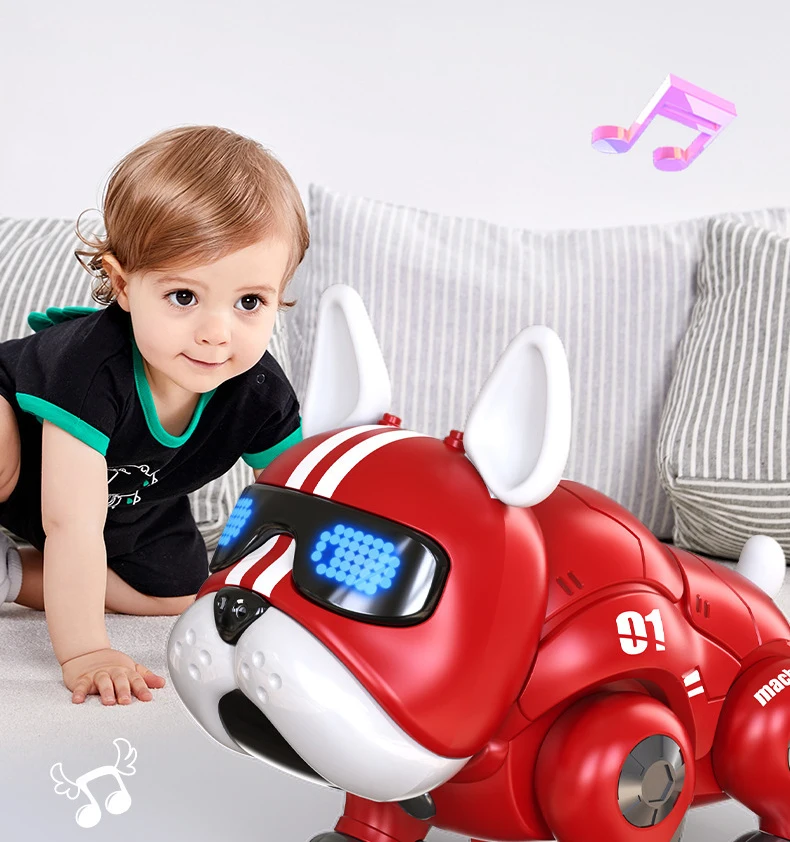 Kids Educational Toys Smart Dog Intelligent Robots Technology Ai Rc Remote Control Stunt Robot Dog