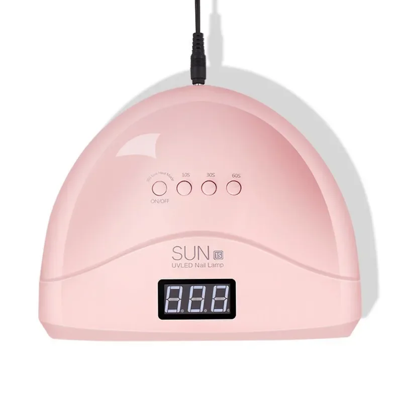 

UV LED Nail Lamp For Manicure 48W Dryer Machine Curing Drying Gel Polish Ice Lamp 30 Nail Tools 3 Timing With LCD Display