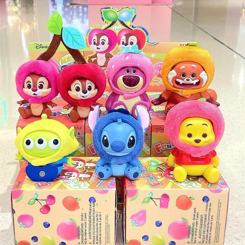 

Disney Stitch Alien Fruit Headgear Series Blind Box Lucky Mystery Box Kawaii Anime Figure Model Collection Toys Cute Decor Gifts