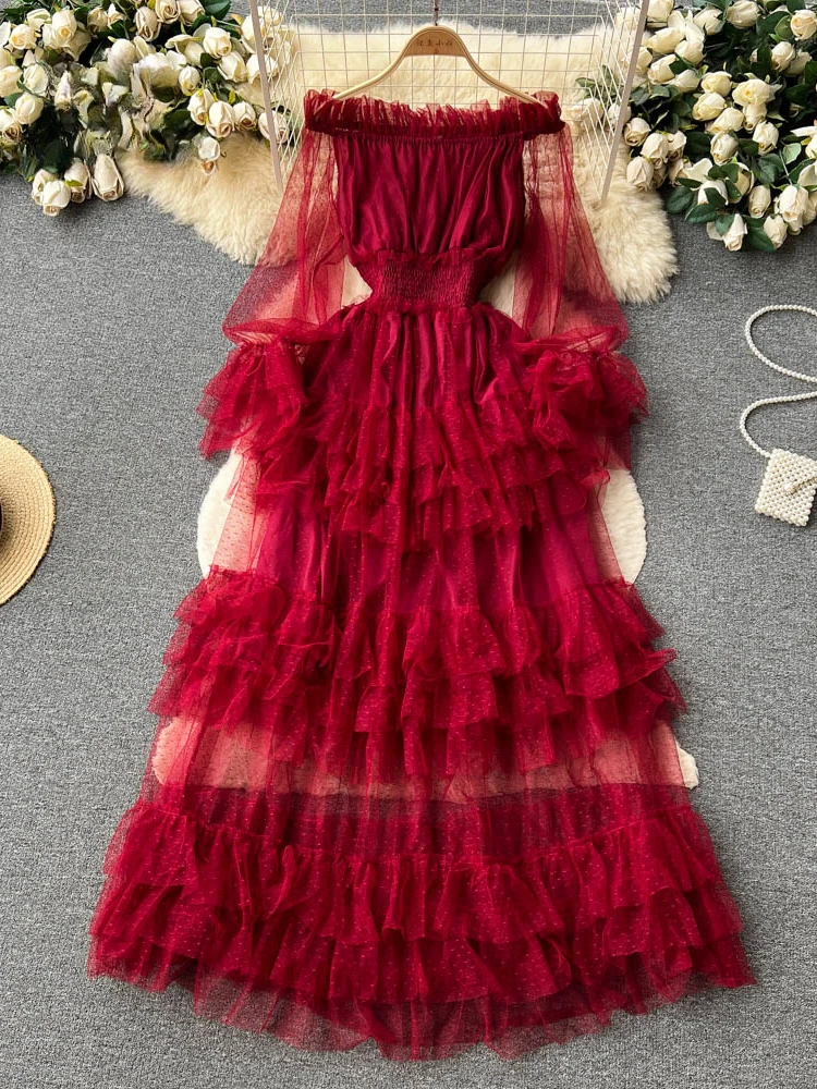 chinese dress ladies African Off-Shoulder Layered Midi Dress – 100% Cotton w/ Smocked Waist &  Headwrap – Satsuma African Clothing