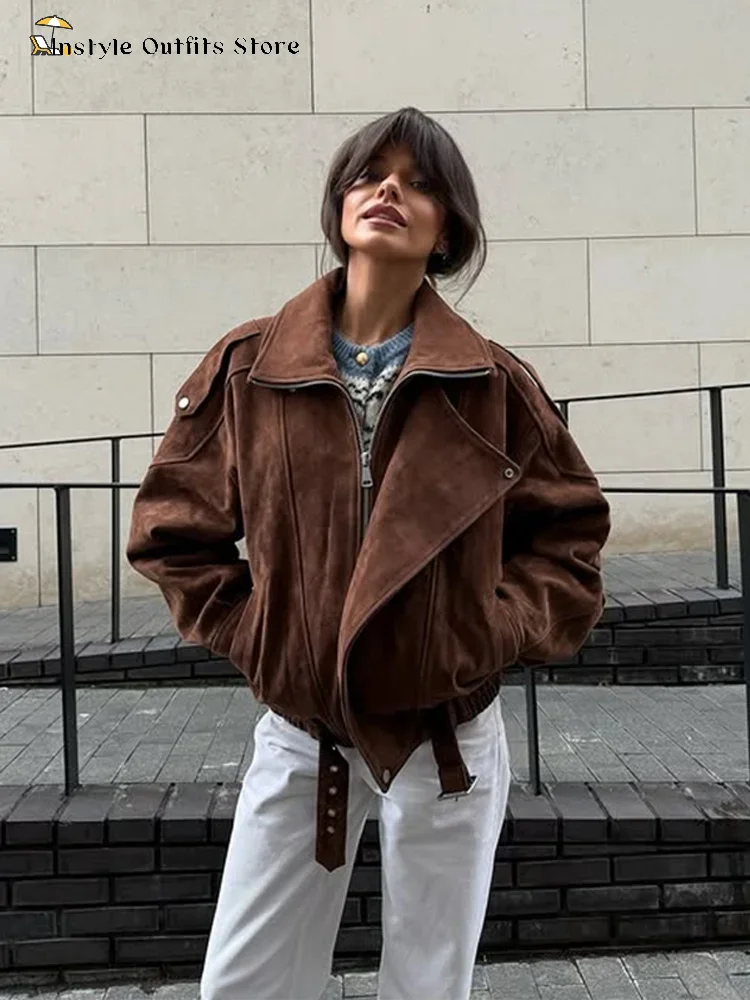 Suede Jacket Mint Velvet Ladies Jackets Black Casual Leather