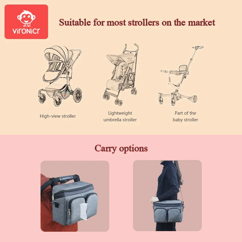 Stroller Organizer Travel Bag 6