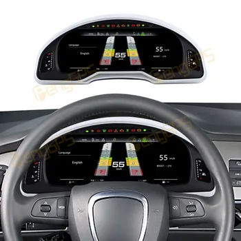 Panel de Instrumentos Digital LCD para Audi A6 2005-2011, Tablero de Instrumentos, Velocímetro Multifuncional 1