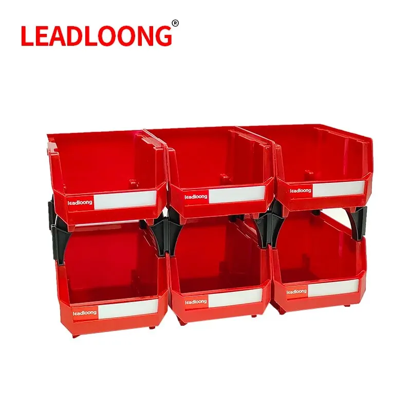 Freestanding Tiered Storage Bin Shelf