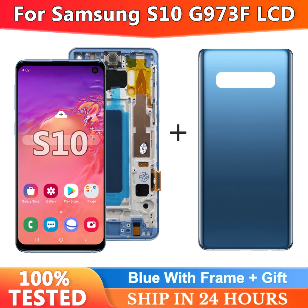 High Quality For Samsung Galaxy S10 SM-G973F SM-G973U SM-G973W LCD ...