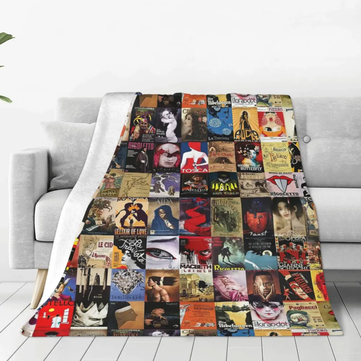 

Одеяло для кровати Opera Vintage, фланелевое одеяло, фланелевое одеяло, одеяло с кондиционированием воздуха