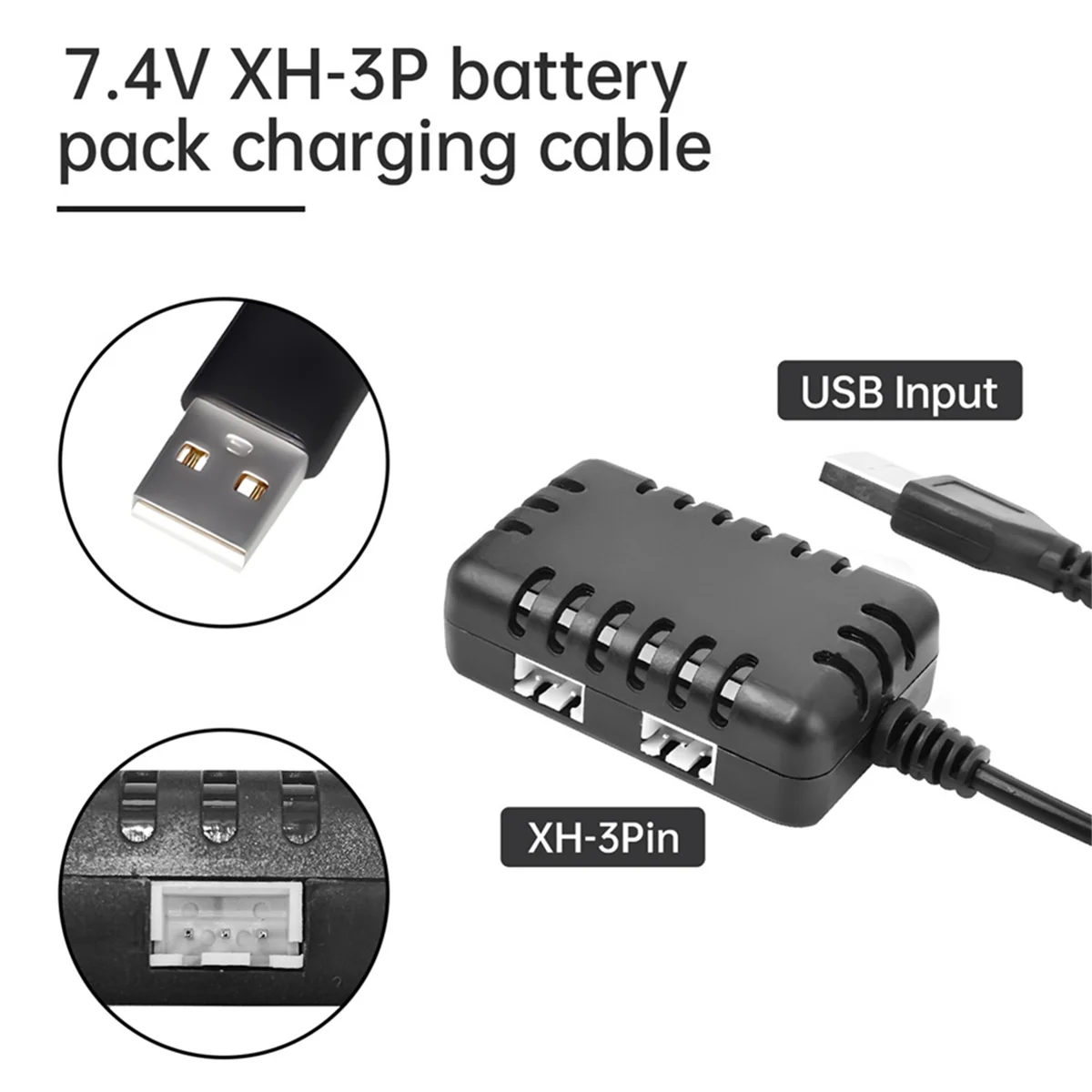 Best Pick 2S 2-In-1 Charger with XH-3P Connector Plug for