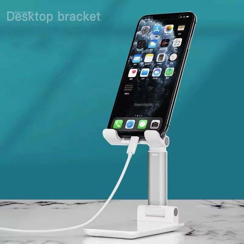 Universal Foldable & Adjustable Mobile Phone Stand with Multi-Function Telescopic Design