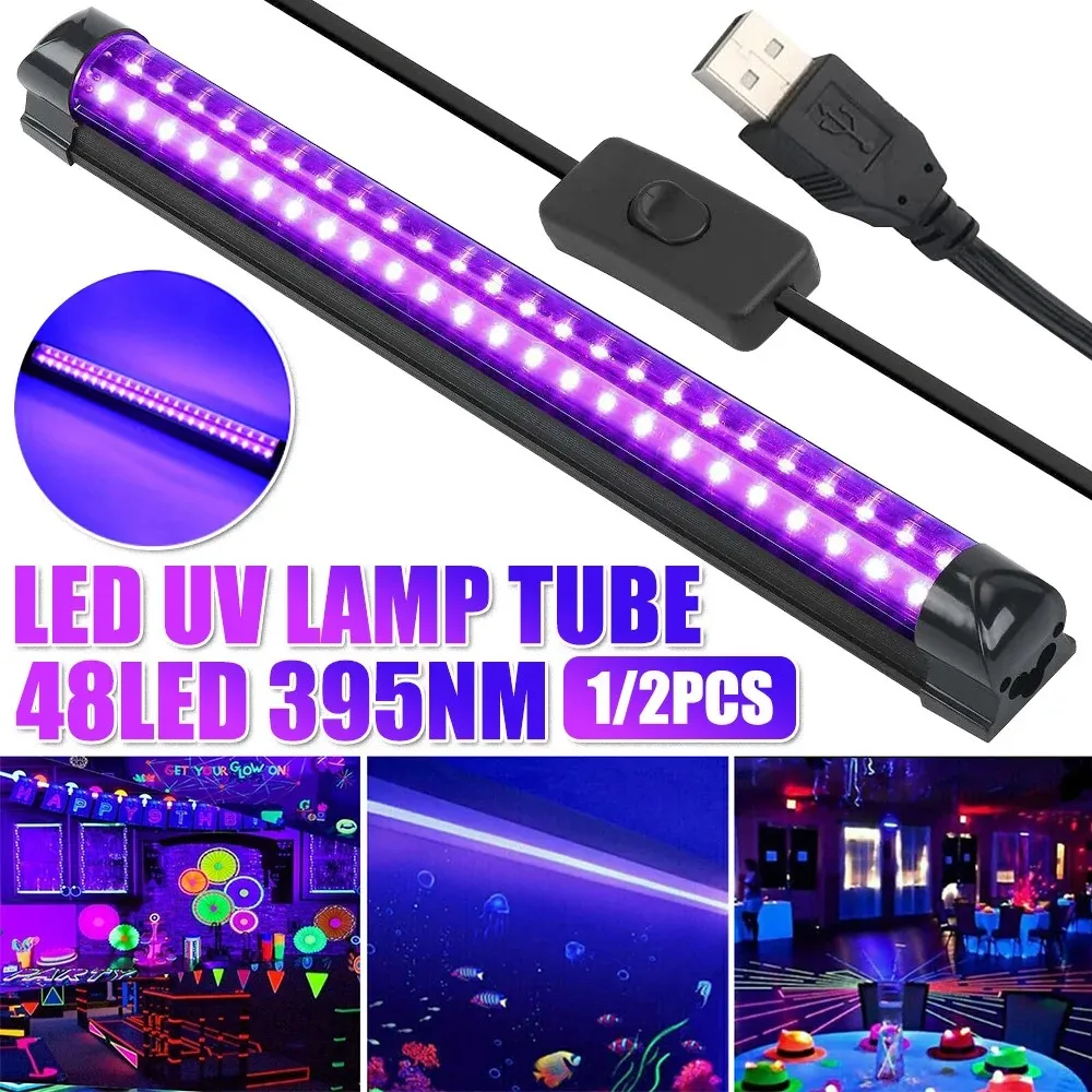 5V USB LED violet lamp fluorescent lamp wall t 55w T 810W disinfection curing detection AC 85-256V UV atmosphere