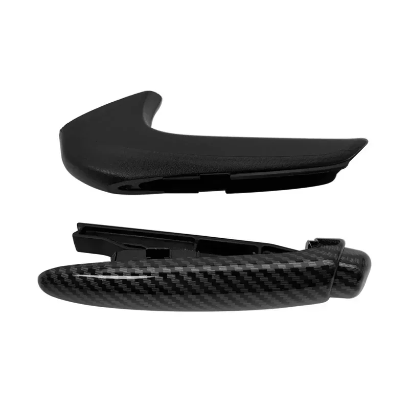 Handbrake Lever Knob for Honda Civic Coupe Sedan 2006 2007 2008 2009 2010 2011 2012 Carbon Fiber Hand Brake Trim Cover Accessory