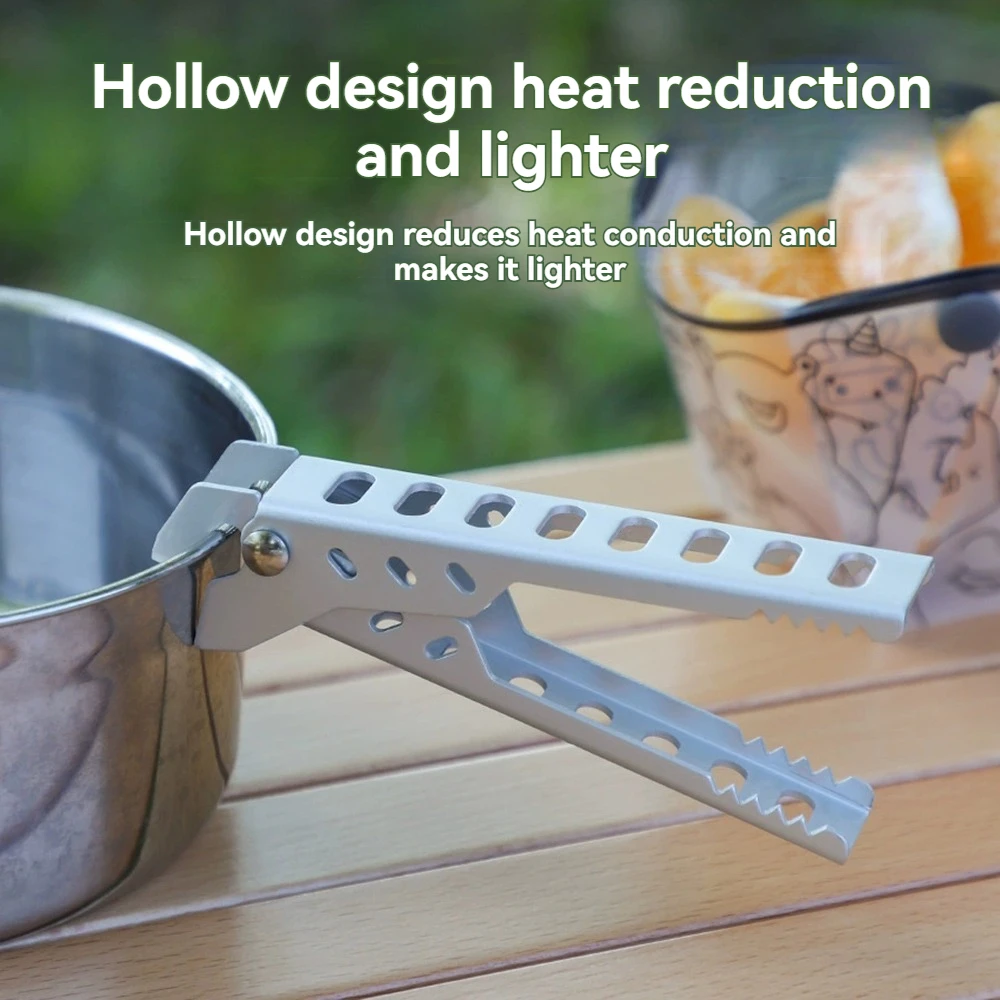 Kitchen Clip Outdoors Home Anti-hot Alloy Pot Clip Bowl Gripper Pot Food Clamp Anti-Scalding Accessories