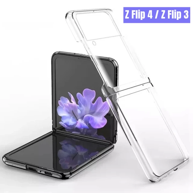 SAMSUNG Galaxy Z Flip3 Clear Cover with Ring - Official Case -  Plastic,Foldable, Transparent