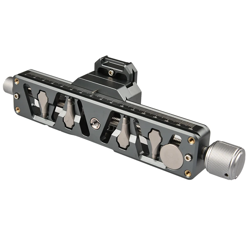 Vlogmagic VM-18 Macro Focusing Rail with Screw-Knob Clamp Integrated Arca-Type Quick Release System for Macros Photography