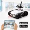 EBORUI 272 Mini I-spy RC Tank Car RC Camera Cars with Wifi FPV 30W Pixels Camera for IPhone IPad IPod Controller 1