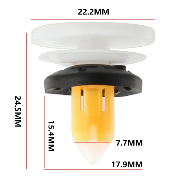 8 DOOR PANEL CLIPS FOR JEEP-COMPASS-RENEGADE-FIAT 500X 15 16 17 18 19 20 21 22 Automobiles Interior Accessories 4