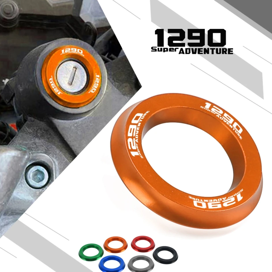 

2021 2022 For 1290SUPERADVENTURE Motorcycle Aluminum 1290 SUPERADVENTURE lgnition Switch Cover Ring Decorative RING Accessories