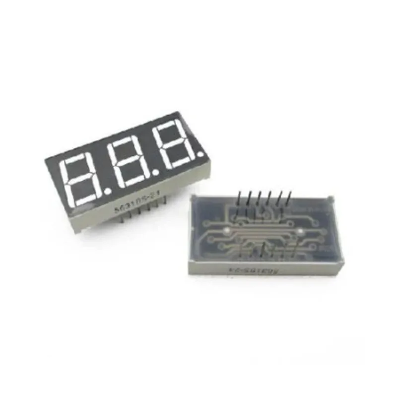 

20PCS 0.56 inch white 3 digit LED Display Module 0.56in DIP digital tube Common cathode 7 Segment 3 Digital LED Display